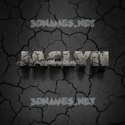 jaclyn in Cracked Stone style - 3D name wallpaper