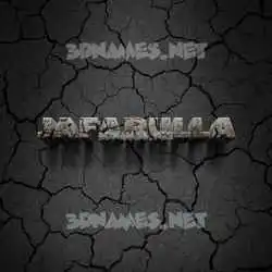 jafarulla in Cracked Stone style - 3D name wallpaper
