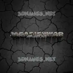 jagadishwar in Cracked Stone style - 3D name wallpaper