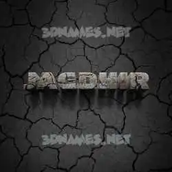 jagdhir in Cracked Stone style - 3D name wallpaper