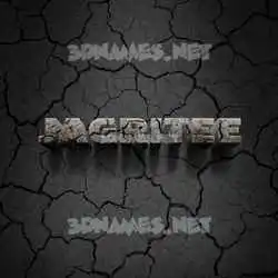 jagritee in Cracked Stone style - 3D name wallpaper