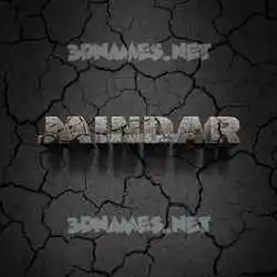 jaindar in Cracked Stone style - 3D name wallpaper