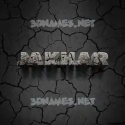 jakhar in Cracked Stone style - 3D name wallpaper