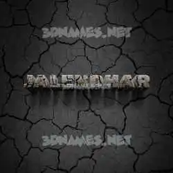 jalendhar in Cracked Stone style - 3D name wallpaper