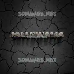 jalluwalia in Cracked Stone style - 3D name wallpaper