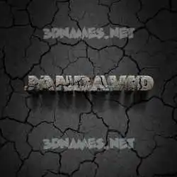 jandavid in Cracked Stone style - 3D name wallpaper