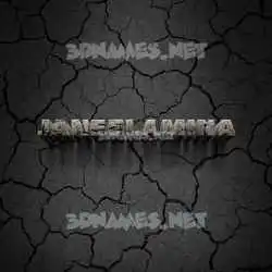 janeelamina in Cracked Stone style - 3D name wallpaper