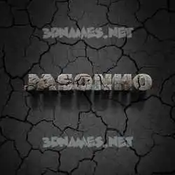 jasonho in Cracked Stone style - 3D name wallpaper