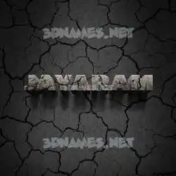 jayaram in Cracked Stone style - 3D name wallpaper