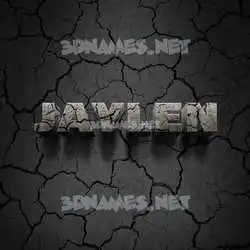 jaylen in Cracked Stone style - 3D name wallpaper