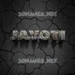jayoti in Cracked Stone style - 3D name wallpaper