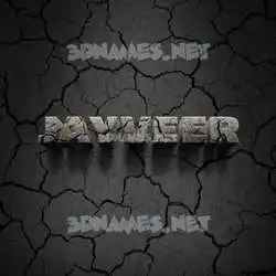 jayveer in Cracked Stone style - 3D name wallpaper