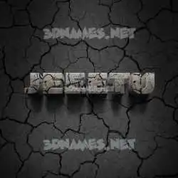 jeeetu in Cracked Stone style - 3D name wallpaper