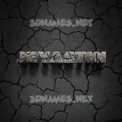 jeyastin in Cracked Stone style - 3D name wallpaper