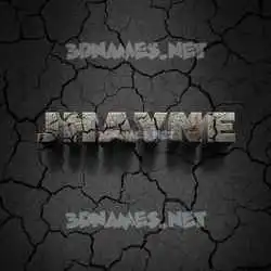 jhayne in Cracked Stone style - 3D name wallpaper