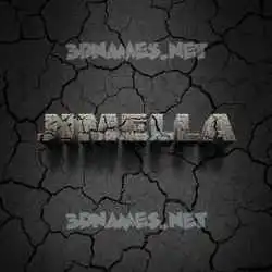jimella in Cracked Stone style - 3D name wallpaper
