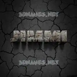 jimmi in Cracked Stone style - 3D name wallpaper