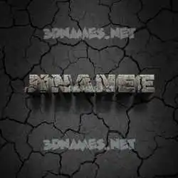 jinanee in Cracked Stone style - 3D name wallpaper