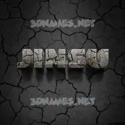 jinsu in Cracked Stone style - 3D name wallpaper