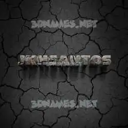 jkhsantos in Cracked Stone style - 3D name wallpaper