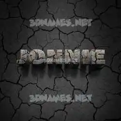 jonnie in Cracked Stone style - 3D name wallpaper