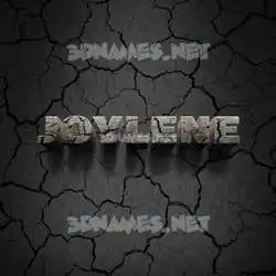 joylene in Cracked Stone style - 3D name wallpaper