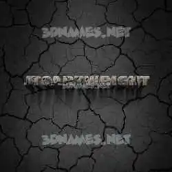 jtcartwright in Cracked Stone style - 3D name wallpaper
