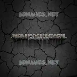 juliemixgirl in Cracked Stone style - 3D name wallpaper