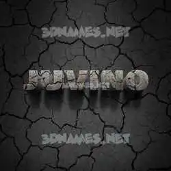 juvino in Cracked Stone style - 3D name wallpaper