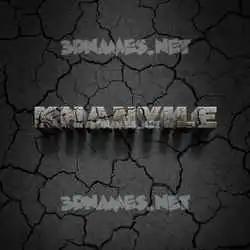 khanyile in Cracked Stone style - 3D name wallpaper