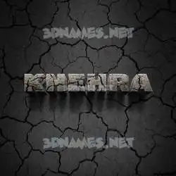 khehra in Cracked Stone style - 3D name wallpaper