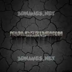 kuldeepsinh in Cracked Stone style - 3D name wallpaper