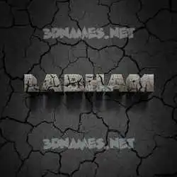 labham in Cracked Stone style - 3D name wallpaper