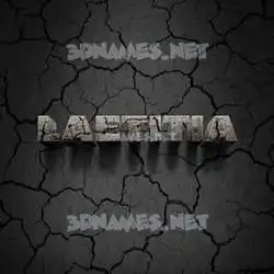 laetitia in Cracked Stone style - 3D name wallpaper