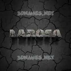 larosa in Cracked Stone style - 3D name wallpaper