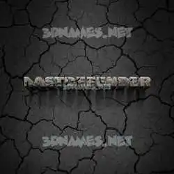 lastdefender in Cracked Stone style - 3D name wallpaper