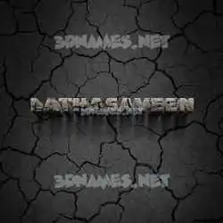 lathasaveen in Cracked Stone style - 3D name wallpaper