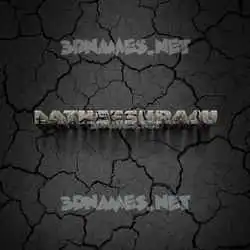 latheeshraju in Cracked Stone style - 3D name wallpaper