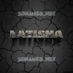 latisha in Cracked Stone style - 3D name wallpaper