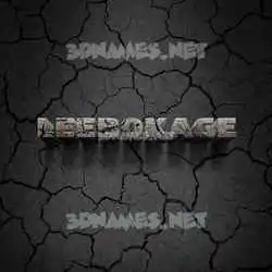 leebokage in Cracked Stone style - 3D name wallpaper