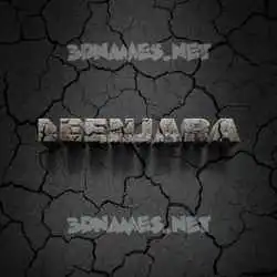 leenjara in Cracked Stone style - 3D name wallpaper