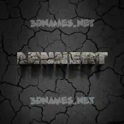 lennert in Cracked Stone style - 3D name wallpaper