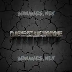 lesbienne in Cracked Stone style - 3D name wallpaper