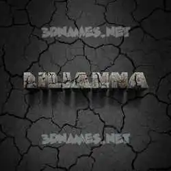 lilianna in Cracked Stone style - 3D name wallpaper