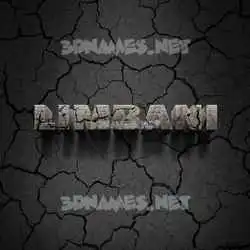 limbani in Cracked Stone style - 3D name wallpaper