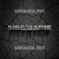 lisamarie in Cracked Stone style - 3D name wallpaper