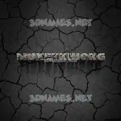 liuketkhiong in Cracked Stone style - 3D name wallpaper