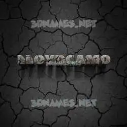 lloydcamo in Cracked Stone style - 3D name wallpaper
