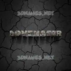 lovenasir in Cracked Stone style - 3D name wallpaper
