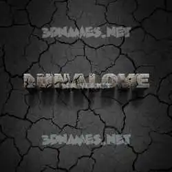 lunalove in Cracked Stone style - 3D name wallpaper